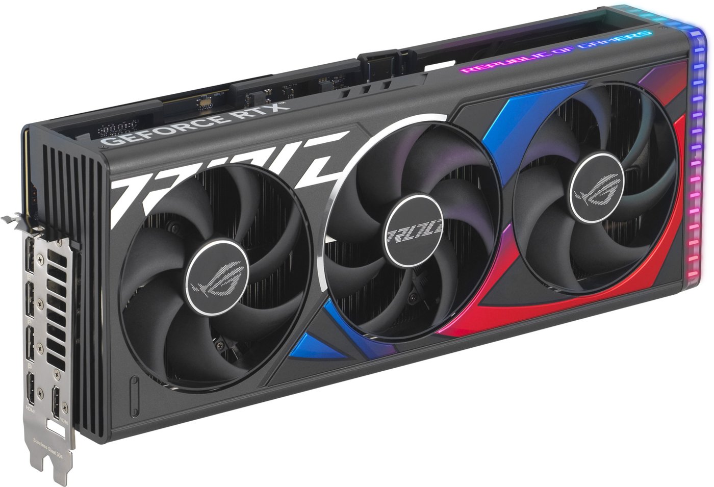 

Видеокарта ASUS ROG Strix GeForce RTX 4090 BTF OC Edition 24GB GDDR6X ROG-STRIX-RTX4090-O24G-BTF-GAMING