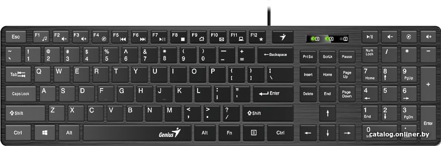 Клавиатура Genius SlimStar 126 (черный)