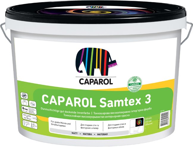 

Краска Caparol Samtex 3 E.L.F. B3 9.4 л (прозрачный)