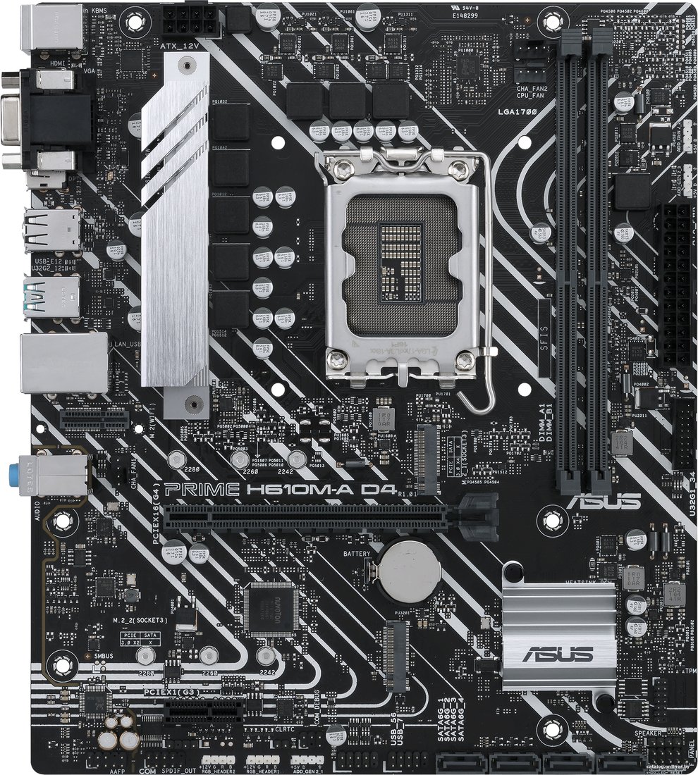 Материнская плата ASUS Prime H610M-A D4-CSM