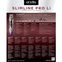 Триммер для бороды и усов Andis Slimline Pro Li T-Blade Sugar Skull Design