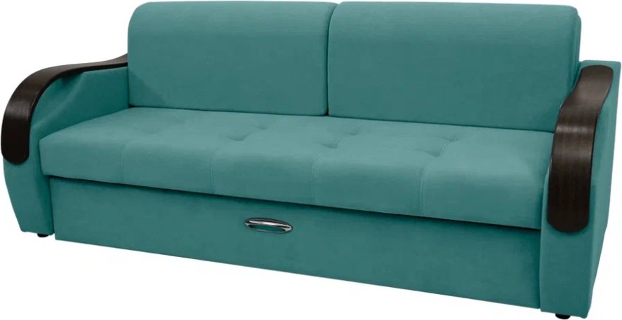 

Диван Сириус Лидер-6 НПБ 225x110 (Eva 28 велюр зеленый)