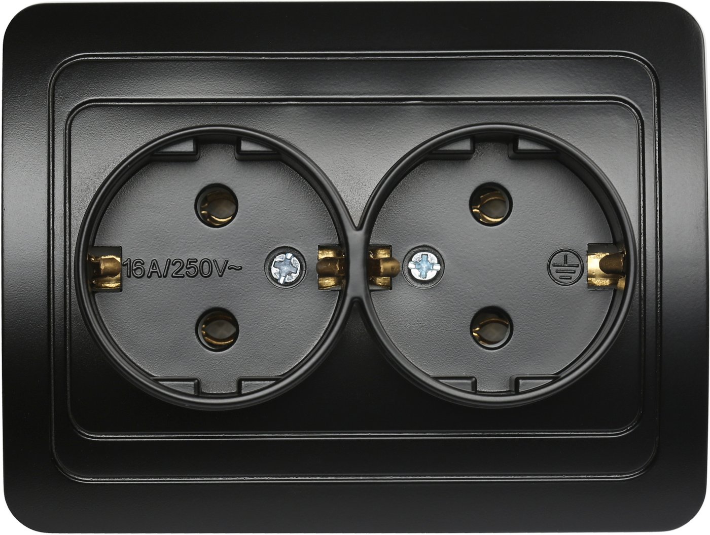 Розетка SmartBuy SBE-02b-16-S2-Z-c