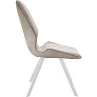 Стул Трия Матэо (белый муар/микровелюр Brendy Creame)