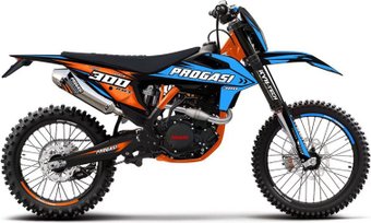 Мотоцикл PROGASI Race 300 Wave (синий/оранжевый)