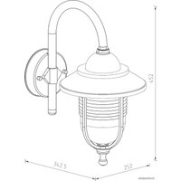 Уличный настенный светильник ESCADA 30010W/01