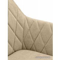 Стул Гальваник Диаманте Лофт (эмаль черный муар/Catania Latte)