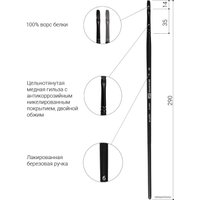 Кисть для рисования BRAUBERG Art Classic 6 200918 (плоская)