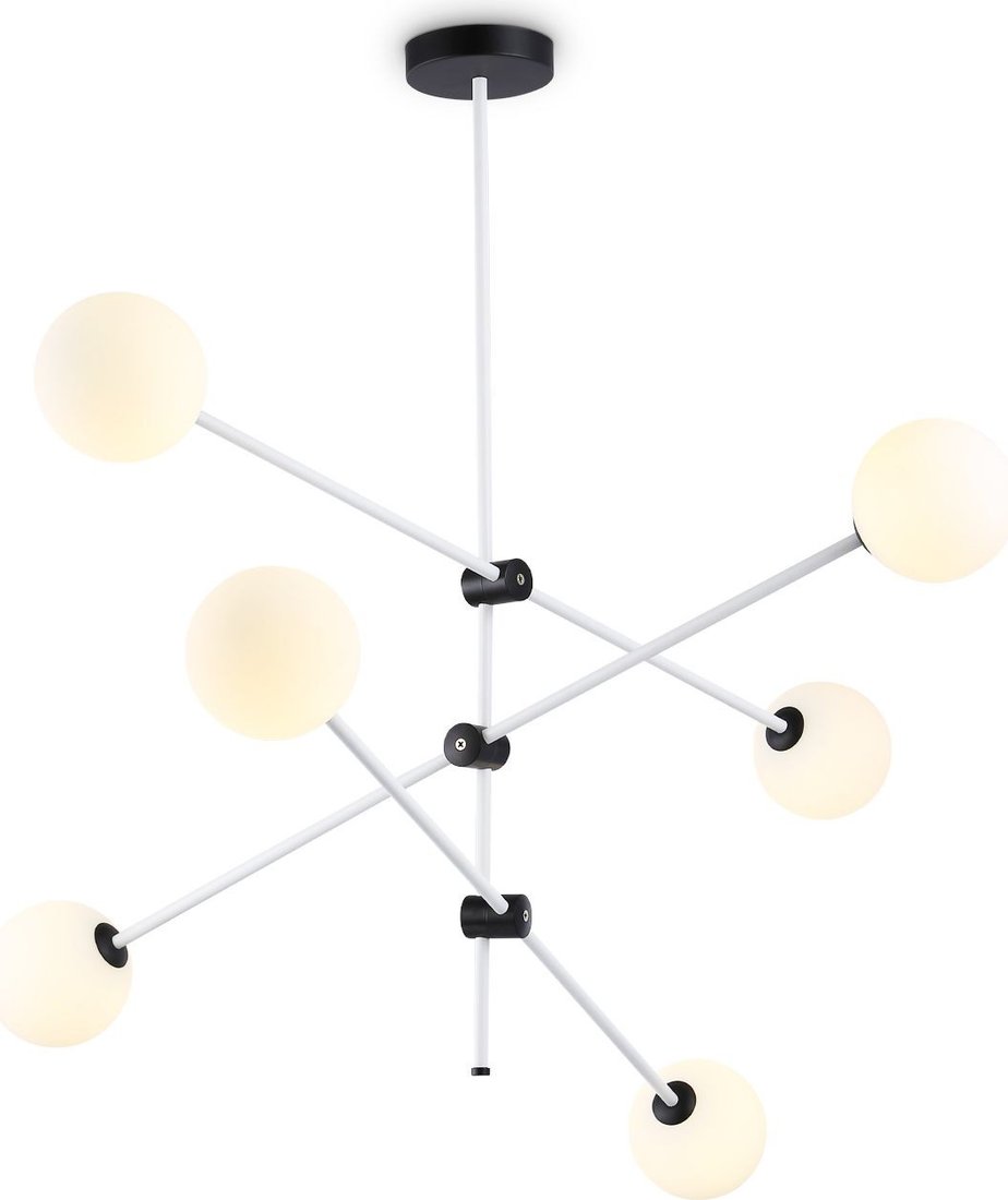 

Подвесная люстра Ambrella light Traditional TR2512/6 WH/BK