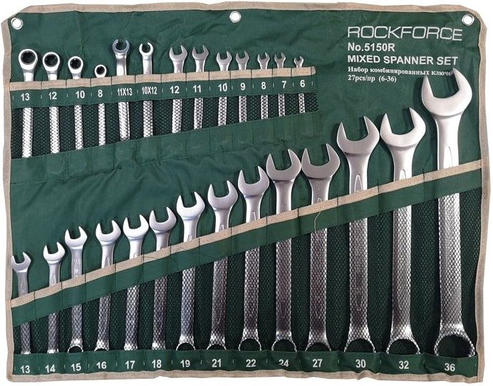 

Набор ключей RockForce RF-5150R (27 предметов)