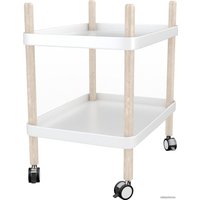 Сервировочный стол LoftyHome Cedar 263-W (белый)