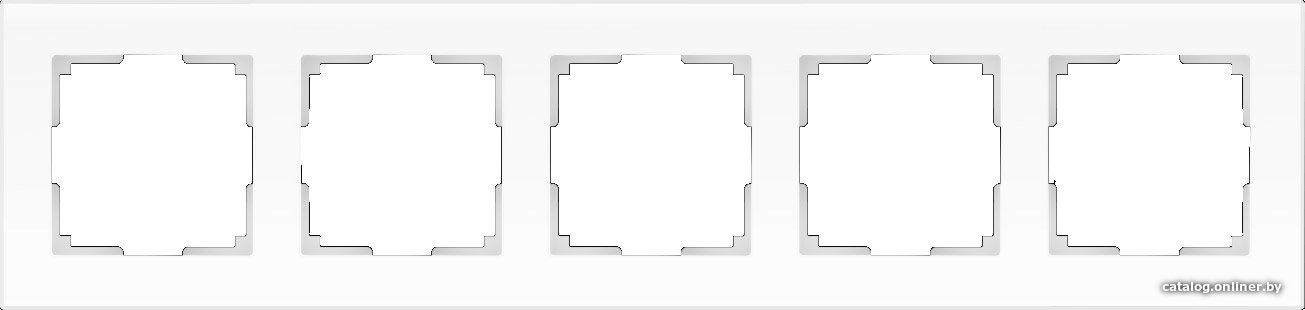 Рамка Werkel Favorit WL01-Frame-05 (белый матовый)