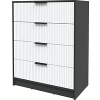Комод Интерлиния Концепт Лайн КТ-К80 (антрацит/белый)