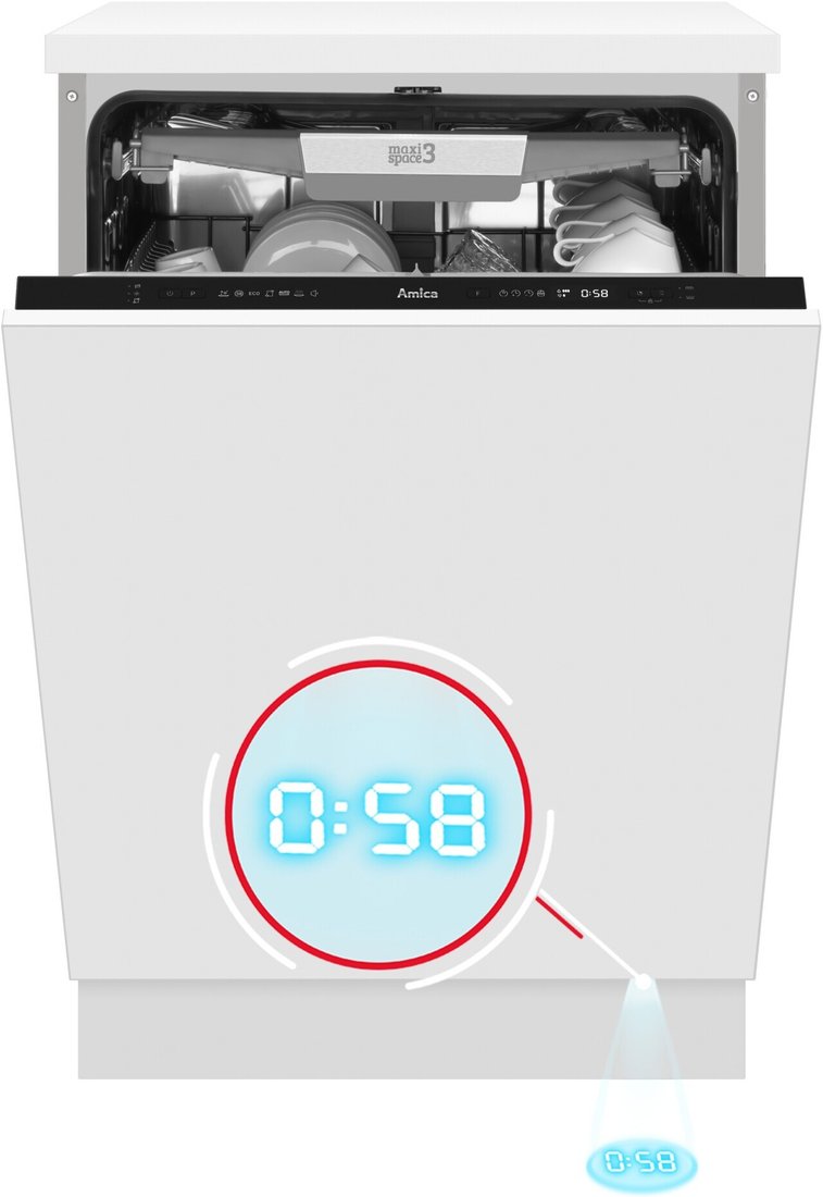 

Встраиваемая посудомоечная машина Amica DIM66B7ELOIT