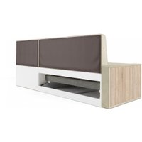 Угловой диван Мебель-АРС Таллин 191x83x121 (бархат бежевый Star Velvet 6 Light Beige)