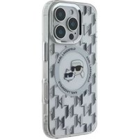 Чехол для телефона Lagerfeld PC/TPU Monogram NFT Karl & Choup Metal Cam (MagSafe) для iPhone 16 Pro Max KLHMP16XHMCKMHT