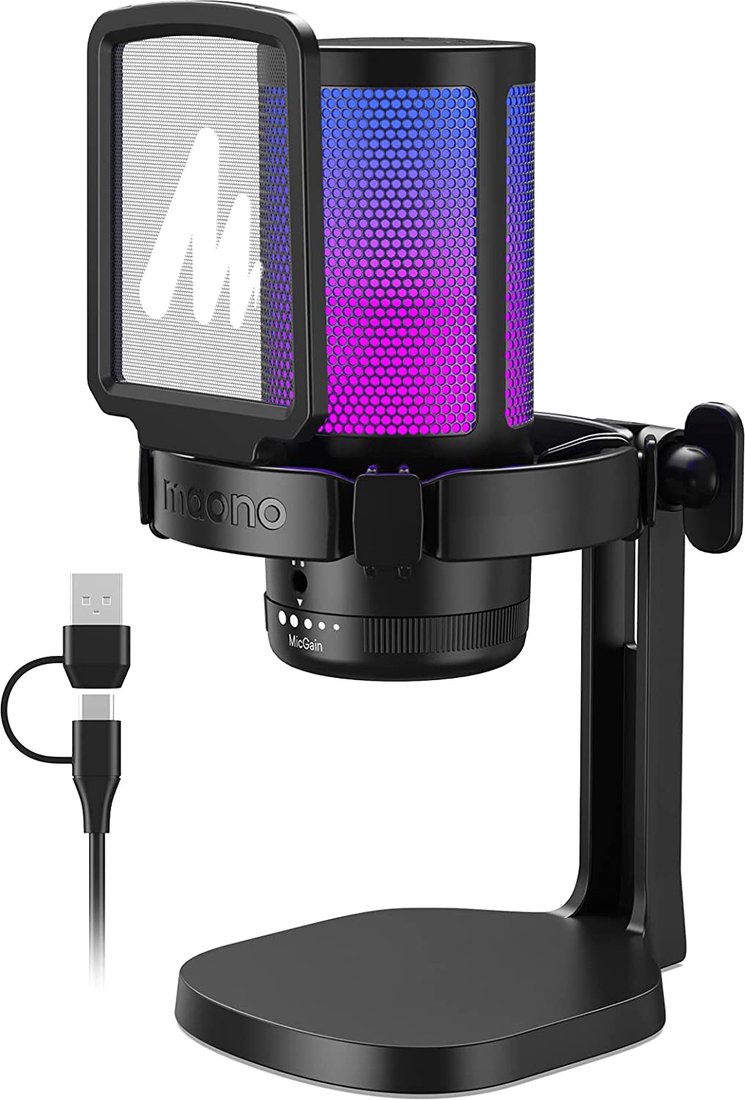 

Проводной микрофон Maono DM20 (черный)