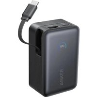 Внешний аккумулятор Anker Nano Power Bank Built-in USB-C A1638 45W 10000mAh (черный)