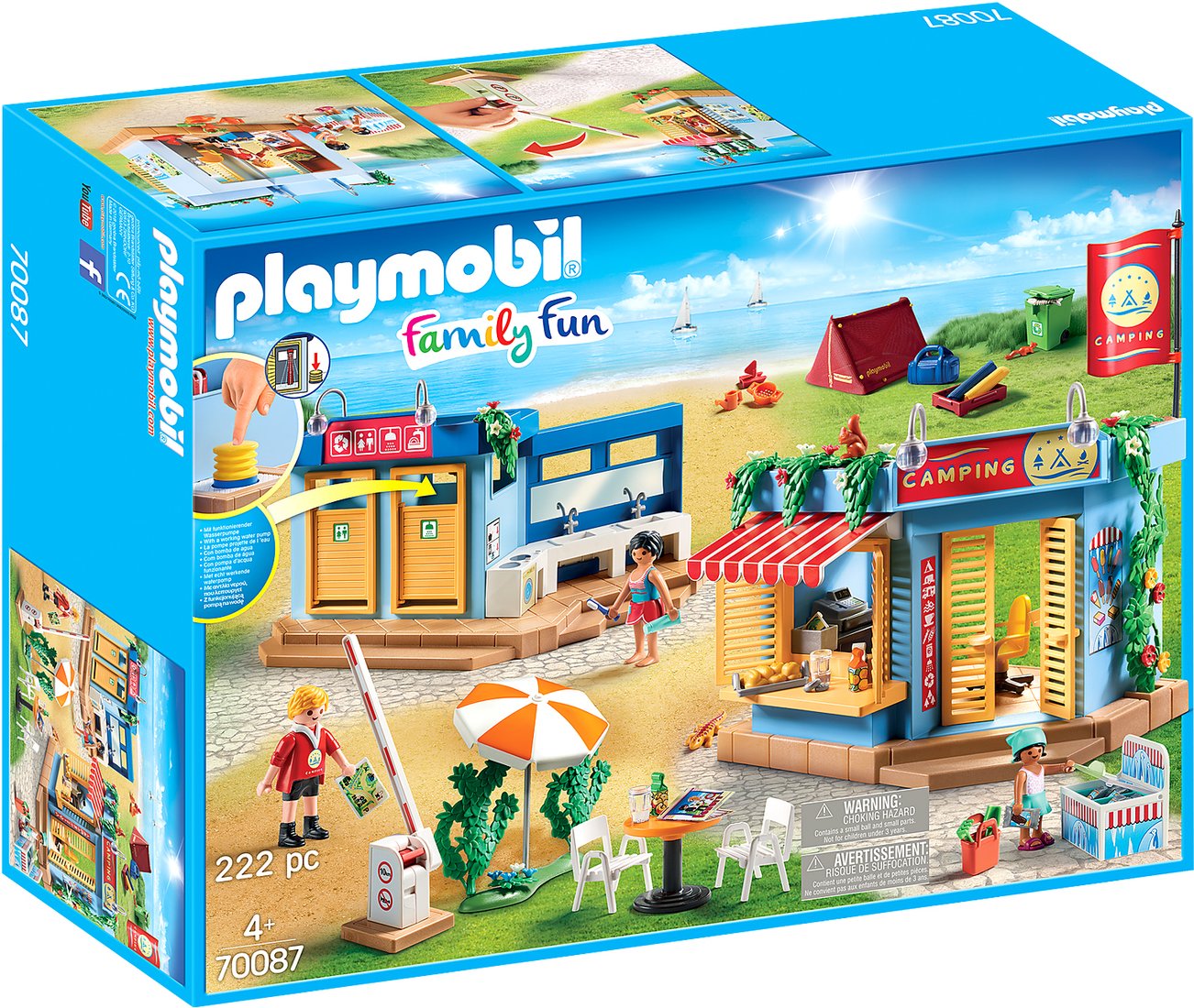 

Конструктор Playmobil PM70087 Большой кемпинг