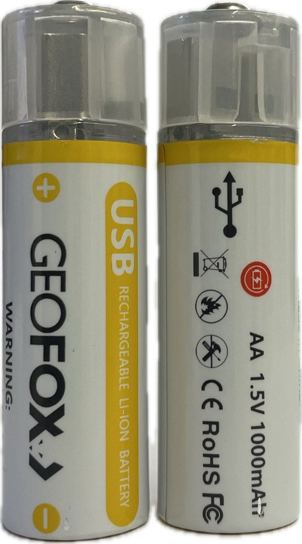 

Аккумулятор GEOFOX 1000mAh USB - AA
