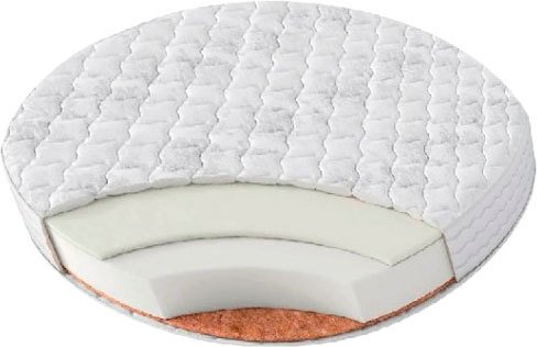 

Матрас BamBola Round Holo Kokos 8 75x75x8