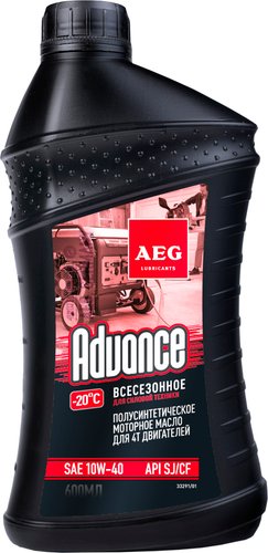 AEG Lubricants Advance SAE 10W-40 API SJ/CF 0.6л