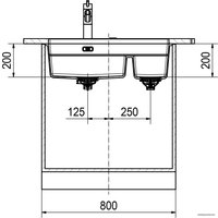 Кухонная мойка Franke Kubus 2 KNG 120 (белый)