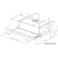 Кухонная вытяжка Faber Flox Glass BK A50 315.0567.355