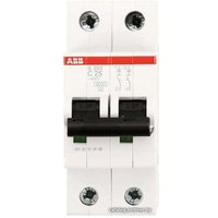 Выключатель автоматический ABB S 202 2P С 25А 6кА 2M 2CDS252001R0254