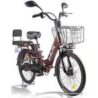 Электровелосипед Eltreco Green City E-Alfa Lux 2021 (черный)