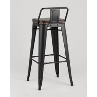 Стул Stool Group Tolix Soft LF630A Matte Black 3474+PU7005 (черный матовый)