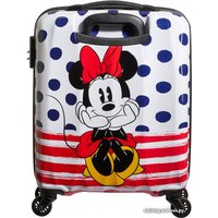Чемодан-спиннер American Tourister Disney Legends Minnie Blue Dots 55 см