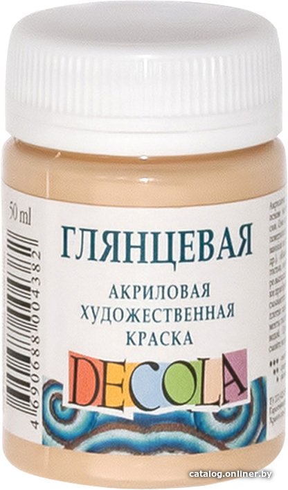 Акриловая краска Decola Телесная глянцевая 2928235 (50 мл)