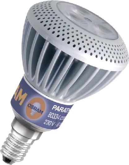 

Светодиодная лампочка Osram 80336-01 PAR16 Green E14 6 Вт