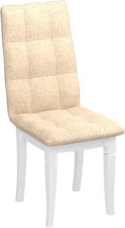 

Стул Ивару Ричард (лекко лайт бежевый/опоры массив резной белый)