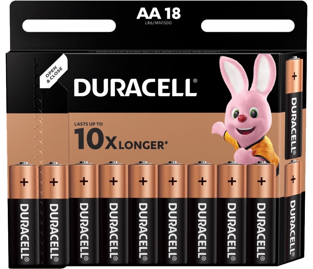 

Батарейка DURACELL AA 18 шт.