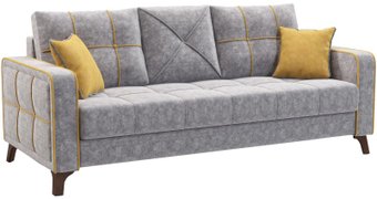 Диван Sofos Марсель тип B (Columbia Grey/Bingo Mustard)