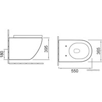 Унитаз подвесной Vincea Globo VT1-14 (белый)