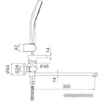 Смеситель Gappo G2203-8
