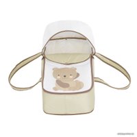 Люлька без шасси BamBola Мишка-Малышка (бежевый/белый)