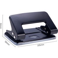 Дырокол Deli Start ET40020 (черный)