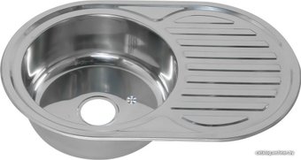 Кухонная мойка Melana MLN-7750 U (полированная, глубина чаши 18 см., сталь 0.6 мм.)