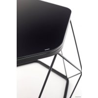 Журнальный столик RasGar Арена (черный/стекло черное)