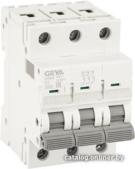 Выключатель автоматический GEYA GYM9 3P 2А D 6кА GYM93P2D