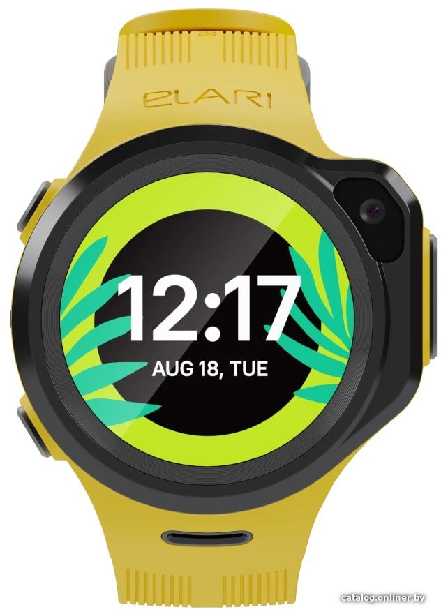 Детские умные часы Elari KidPhone 4GR (желтый)