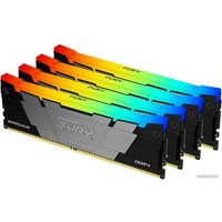 Оперативная память Kingston FURY Renegade RGB 4x32ГБ DDR4 3600 МГц KF436C18RB2AK4/128