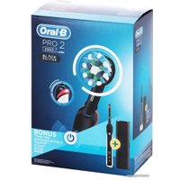 Электрическая зубная щетка Oral-B Pro 2 2500 Cross Action D501.513.2X Design Edition (черный)