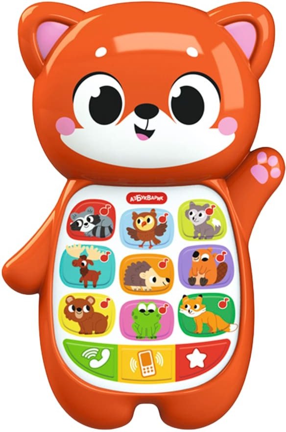 

Развивающая игрушка Азбукварик Алло, Лисенок! Смартфончики-зверята 3331