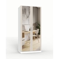 Шкаф распашной Интермебель Марсель 580 2 зеркало МР-07 (кашемир)