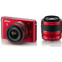 Беззеркальный фотоаппарат Nikon 1 J1 Double Kit 10-30mm + 30-110mm